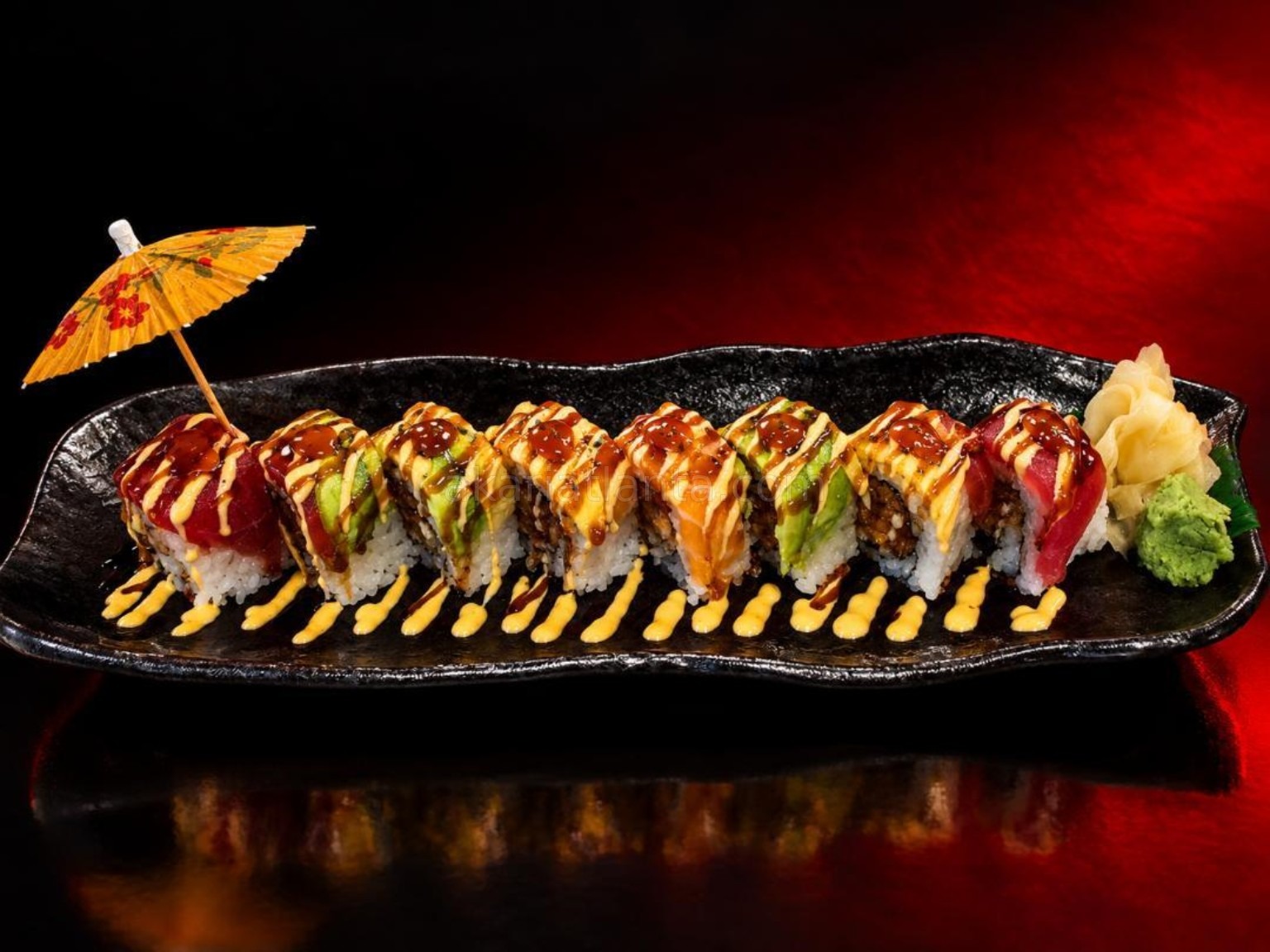 Akari signature sushi platter